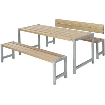 Trendyard ThermoWood® Picknickset Modern 1 Rugleuning