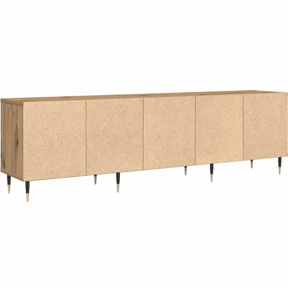 vidaXL TV-kast 150 x 30 x 45 cm Artisan Eiken Bewerkt hout, foto 3
