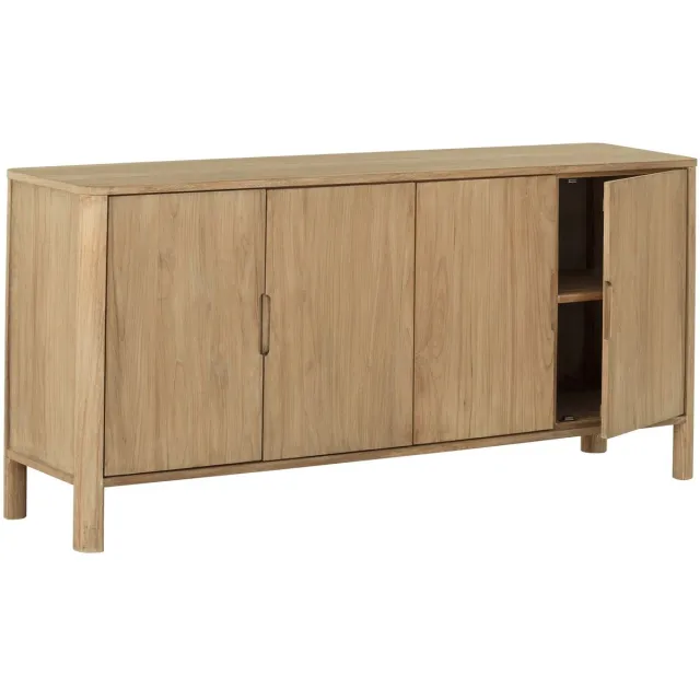 DTP Home Dresser Forte, 4 doors,85x180x45 cm, teakwood natural Naturel