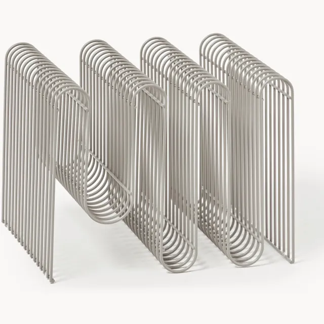 AYTM Metalen tijdschriftenhouder Curva Grijs