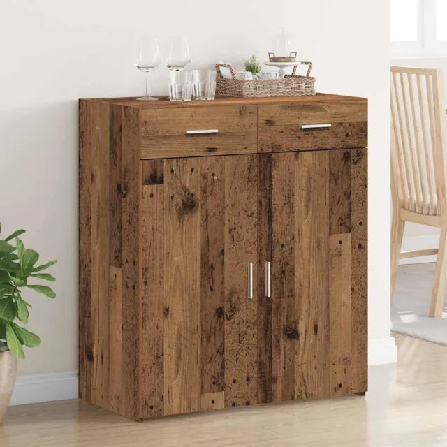 vidaXL Opbergkast Oudhout 80 x 42.5 x 93 cm Bruin