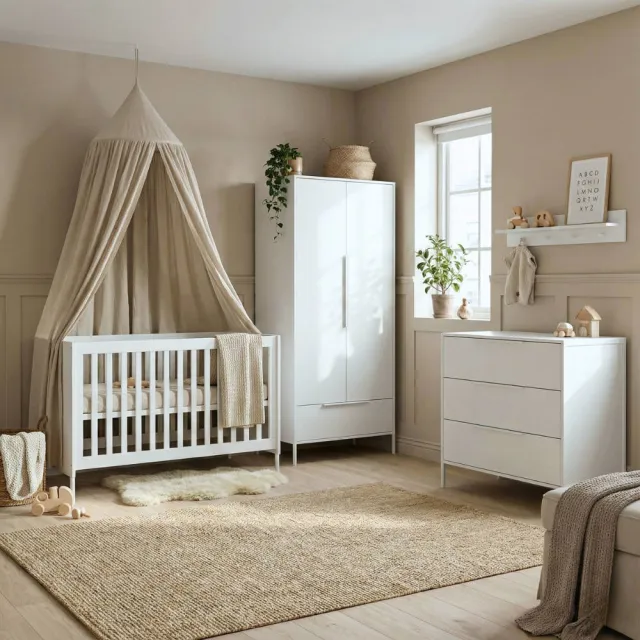 Born Lucky Meegroei Babykamer Santiago Wit 3-Delig, foto 2
