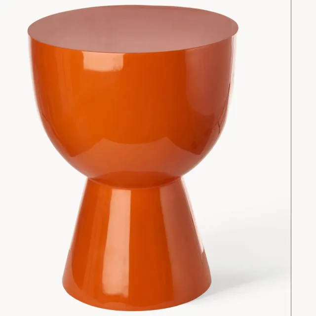 POLSPOTTEN Ronde bijzettafel Tam Tam Oranje