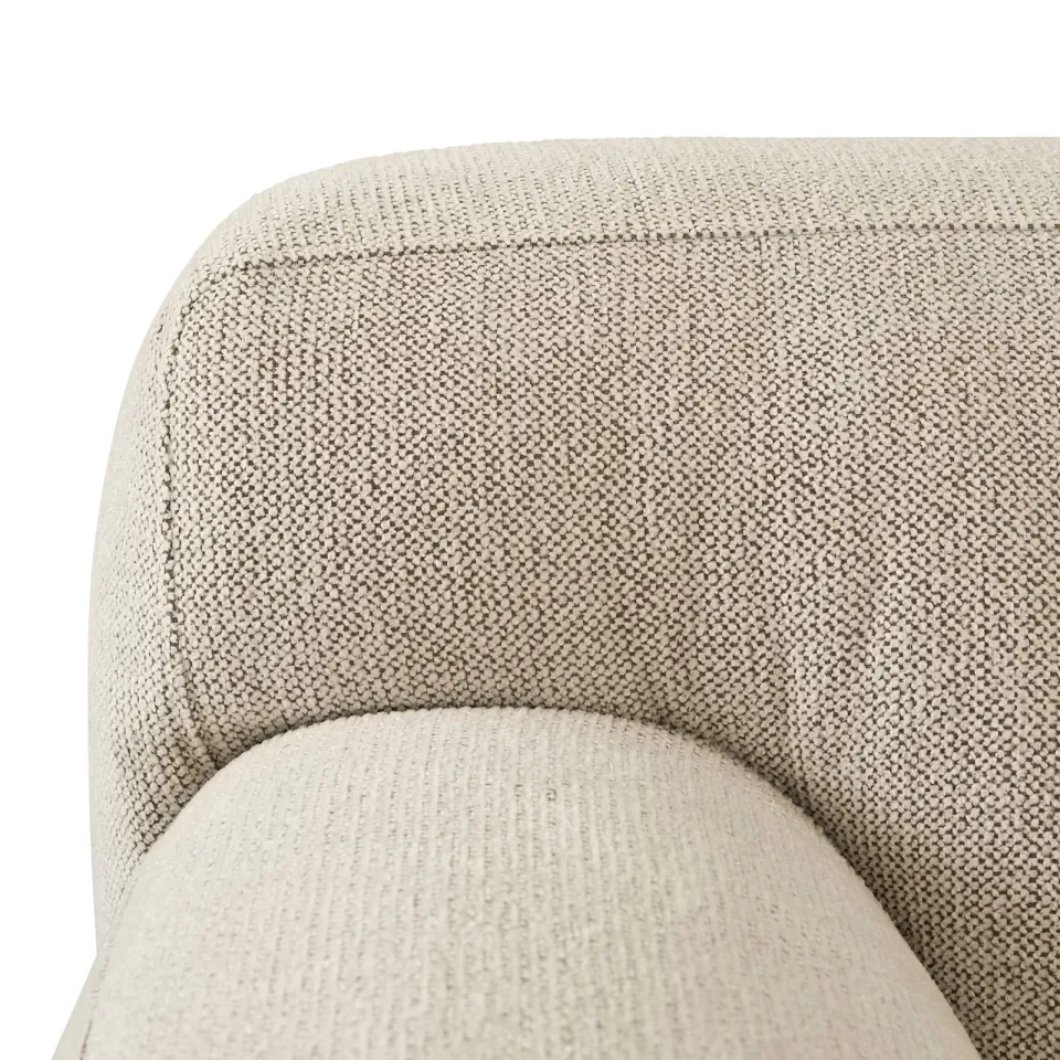 NOUS Living hoekbank Amina hoek rechts - beige, foto 3