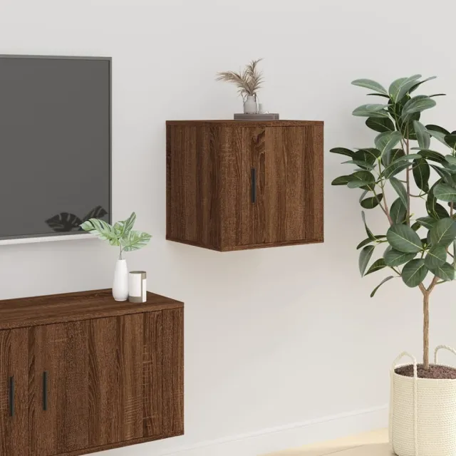 vidaXL Tv-wandmeubel 40x34,5x40 cm bruin eikenkleur, foto 2