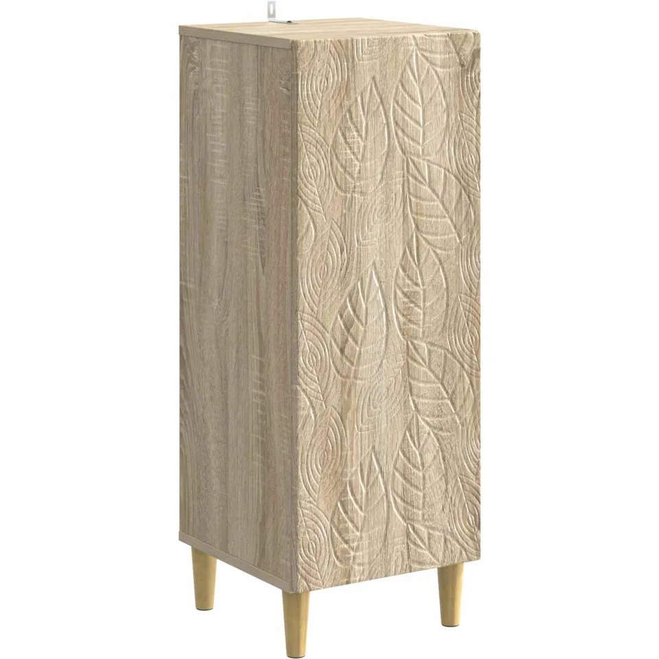 vidaXL Dressoir Sonoma Eiken 33 x 34,5 x 90 cm Bewerkt hout, foto 4