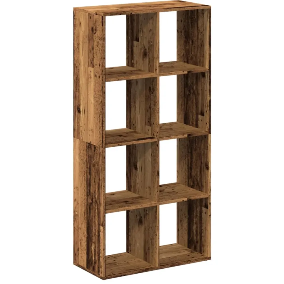 vidaXL Kamerscherm / boekenkast 69,5x29x137,5 cm hout oud houtkleur bruin, foto 3