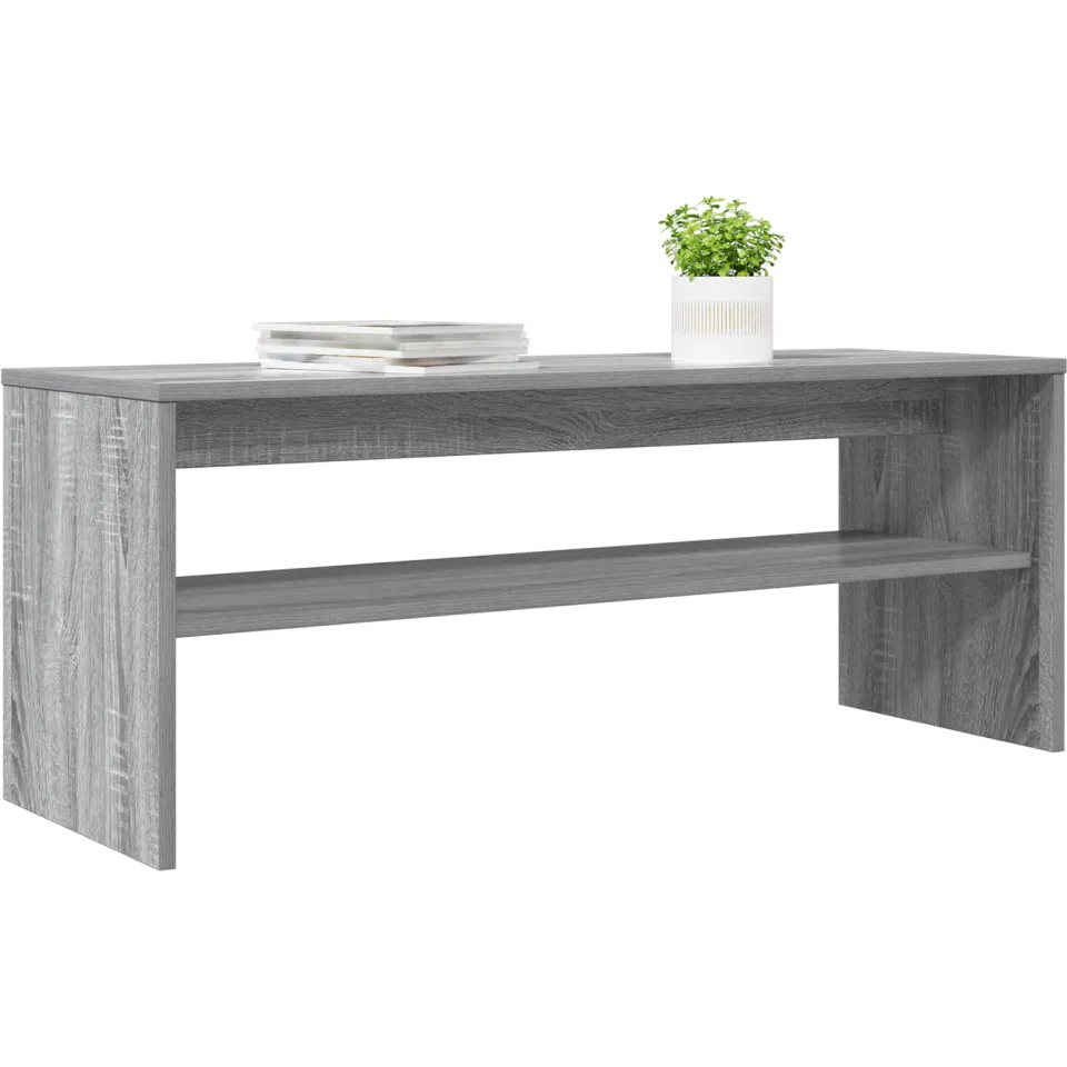 vidaXL TV-kast 100 x 35 x 40 cm Grijs Sonoma