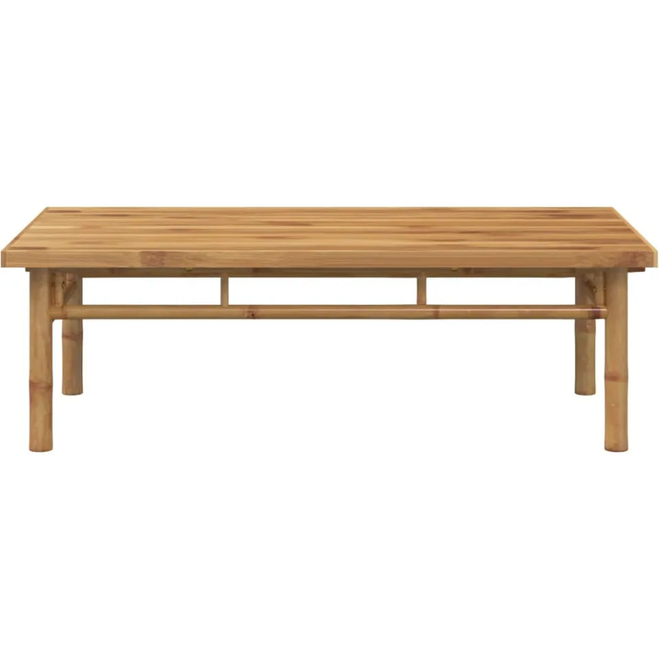 vidaXL Salontafel 110x55x35 cm bamboe Bruin