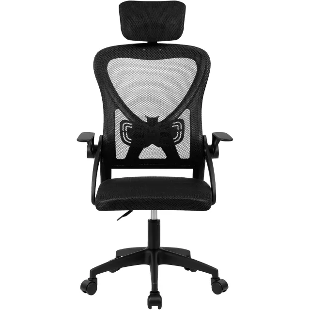 Mura Logistiek Mura Bureaustoel - Gaming Stoel - Gamestoel - Stoel - Office Chair - Ergonomische Lendensteun - Draaibaar - Verstelbaar - Zwart
