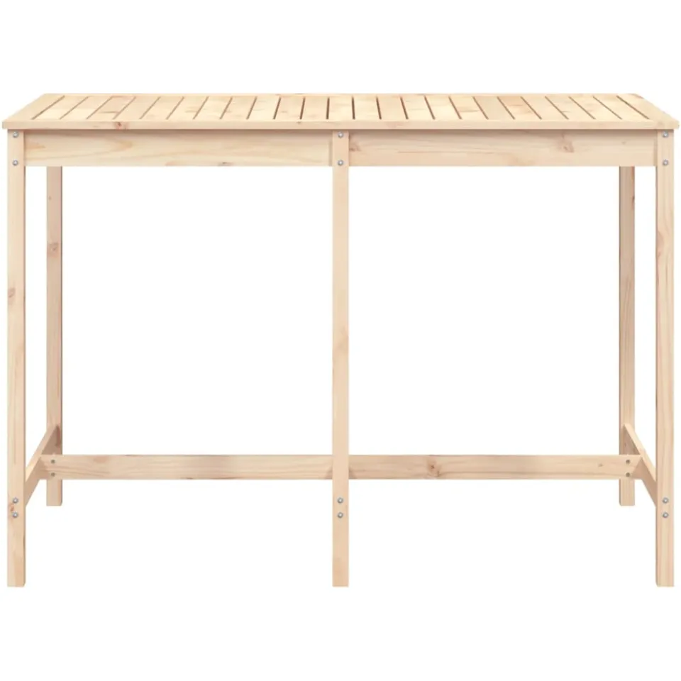vidaXL Tuintafel 159,5x82,5x110 cm massief grenenhout bruin, foto 4