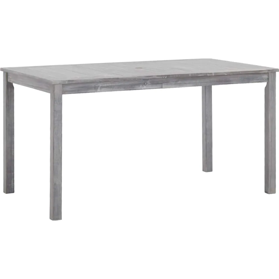 vidaXL 5-delige Tuinset massief acaciahout grijs, foto 3