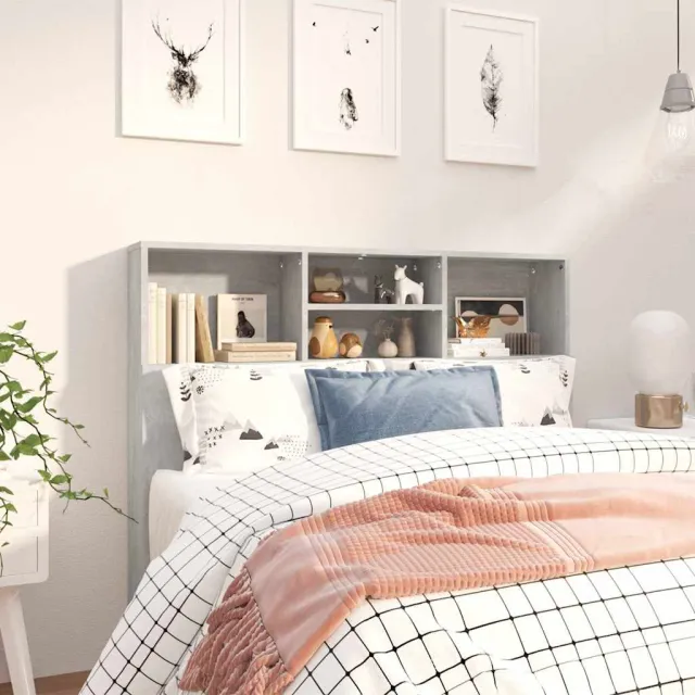 vidaXL Hoofdbordkast 120x19x103,5 cm sonoma eikenkleurig Bruin