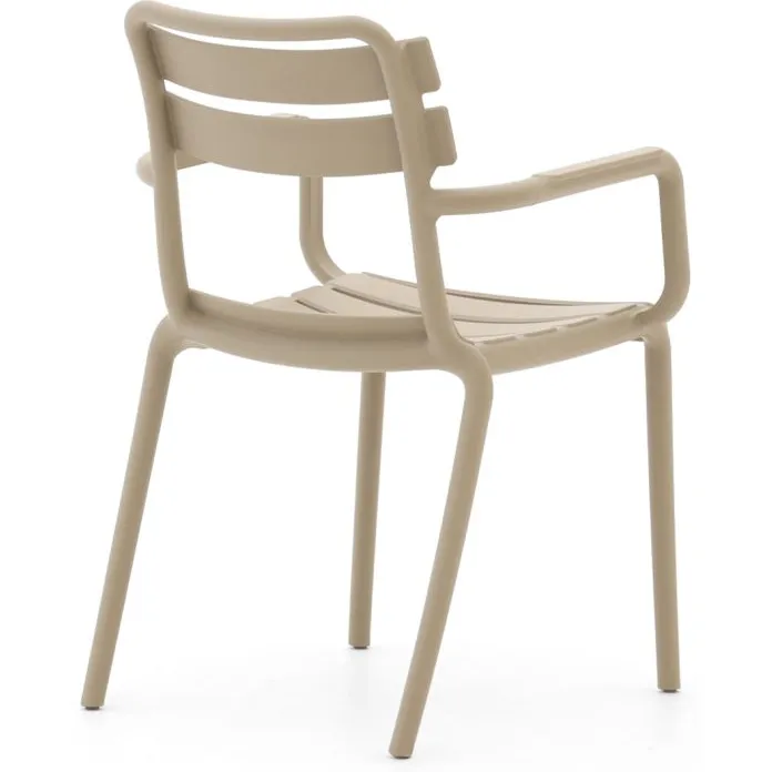 Forza Furniture Forza Vico dining tuinstoel stapelbaar taupe, foto 4