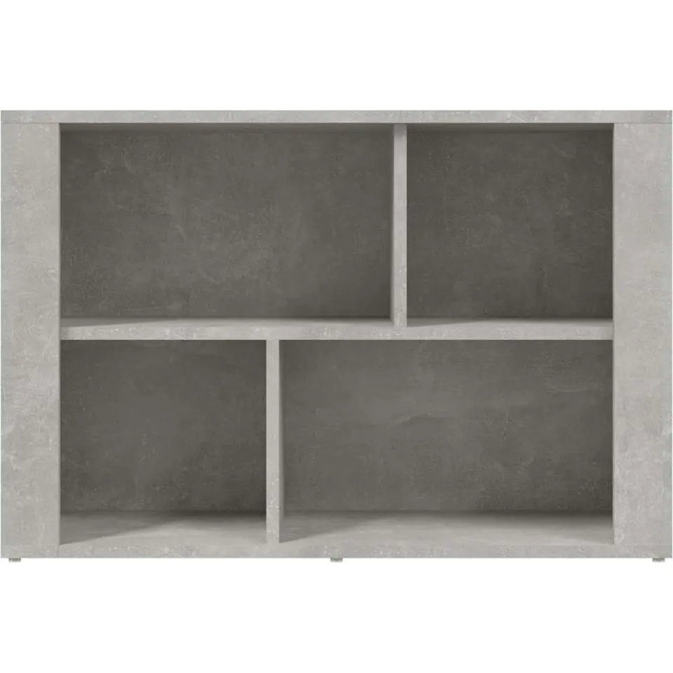 vidaXL Dressoir 80x30x54 cm bewerkt hout betongrijs grijs, foto 3