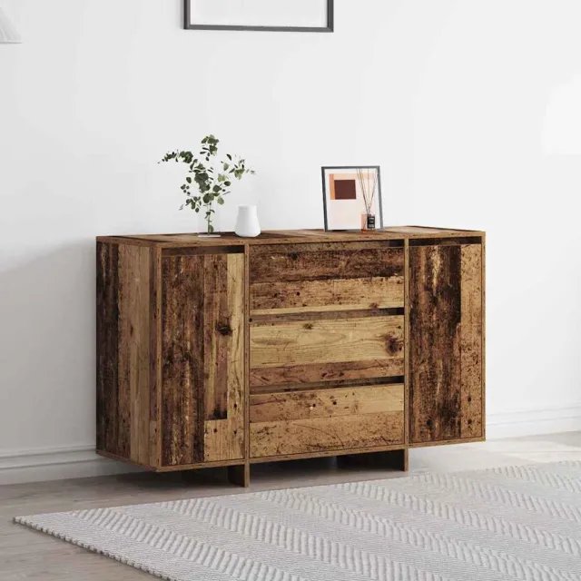vidaXL Dressoir Oudhout 120 x 41 x 75 cm Bewerkt hout bruin, foto 2