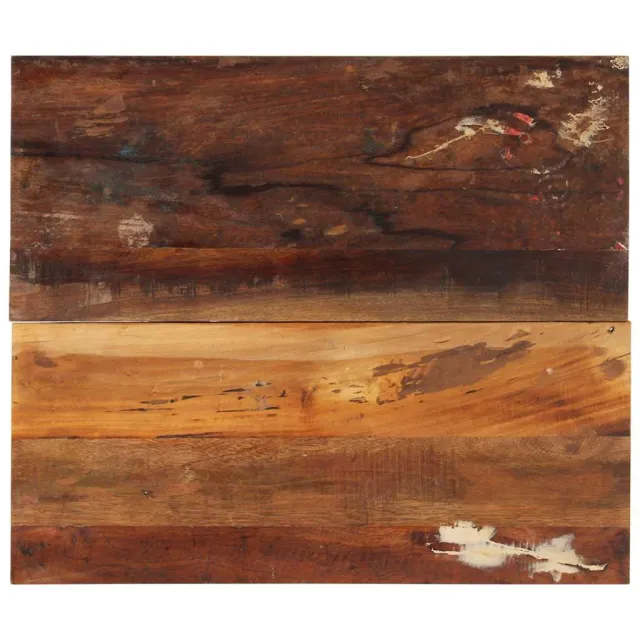 vidaXL Tafelblad rechthoekig 15-16 mm 60x70 cm massief gerecycled hout Meerkleurig