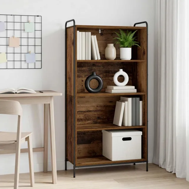 vidaXL Boekenkast 55,5 x 33 x 174 cm Bewerkt hout Oud hout bruin, foto 2