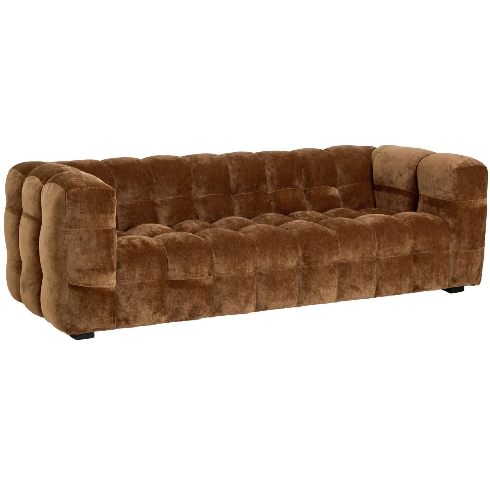 NOUS Living Mint 3-zitsbank bruin, foto 4