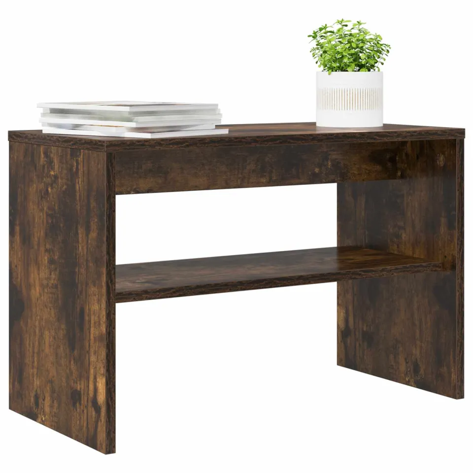 vidaXL TV-kast 60 x 30 x 40 cm Gerookt eiken Bewerkt hout Bruin