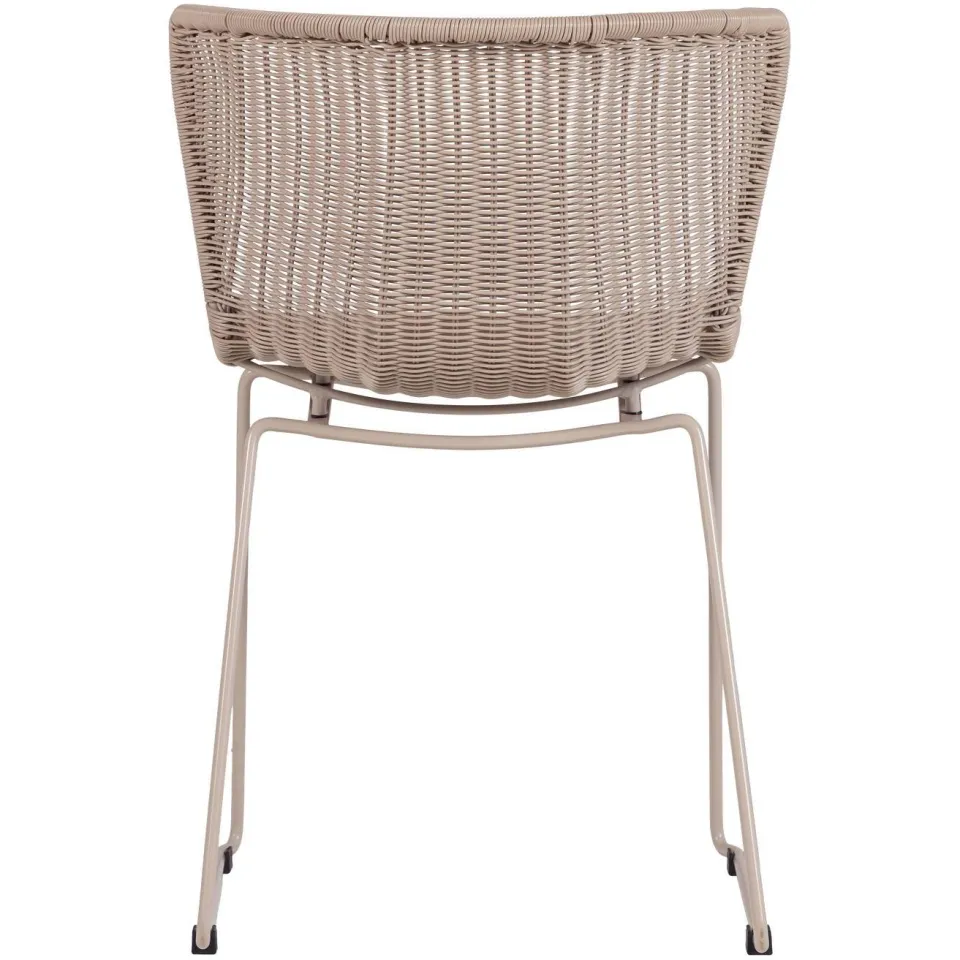 WOOOD Wings Tuinstoelen - Touw/Metaal - Naturel - Set van 2, foto 4