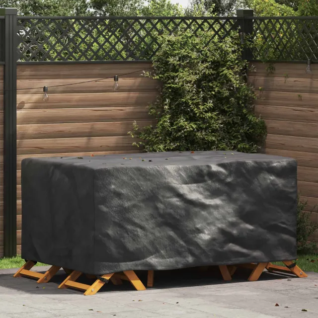 vidaXL Meubelhoes Effen Zwart 172 x 113 x 73 cm