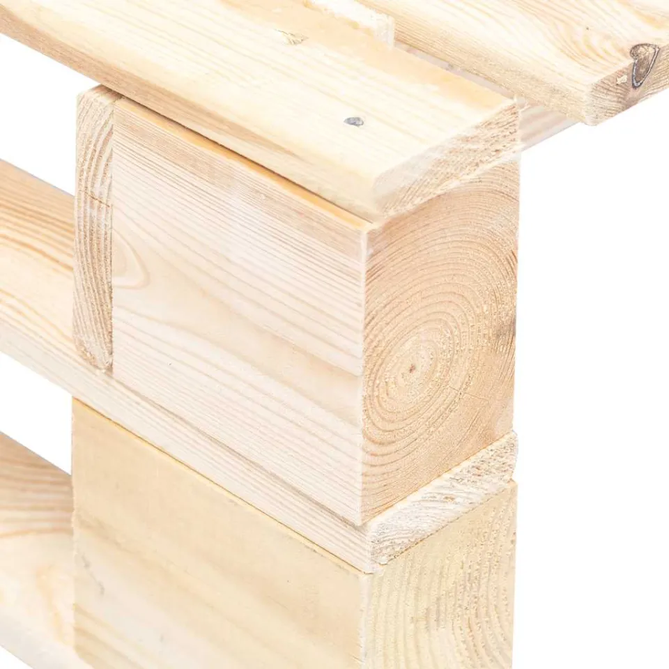 vidaXL Tuinhocker pallet hout bruin, foto 4