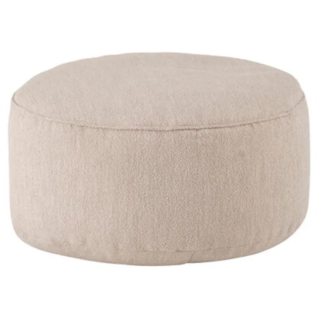Le Chair Baggy poef - Ø70 - Alpine - Naturel 01 - Unique Collection