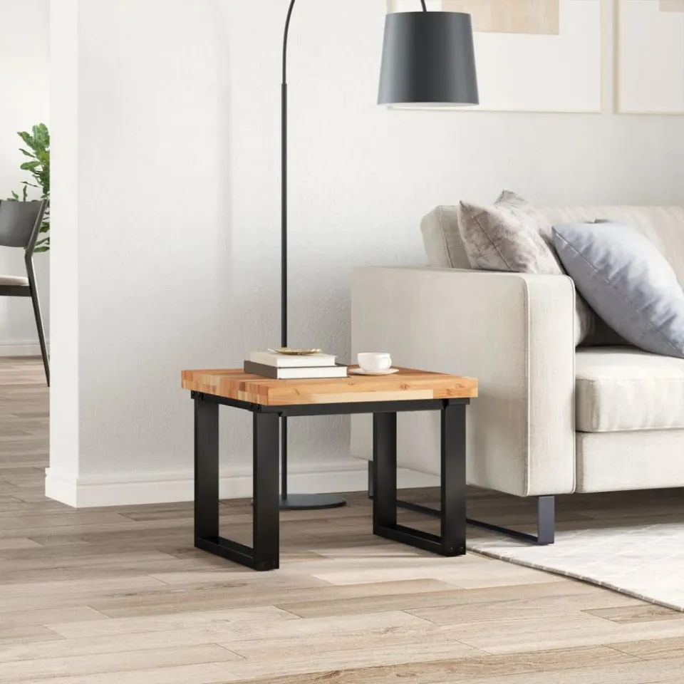 vidaXL Tafelblad vierkant 50x50x4 cm massief acaciahout bruin, foto 2
