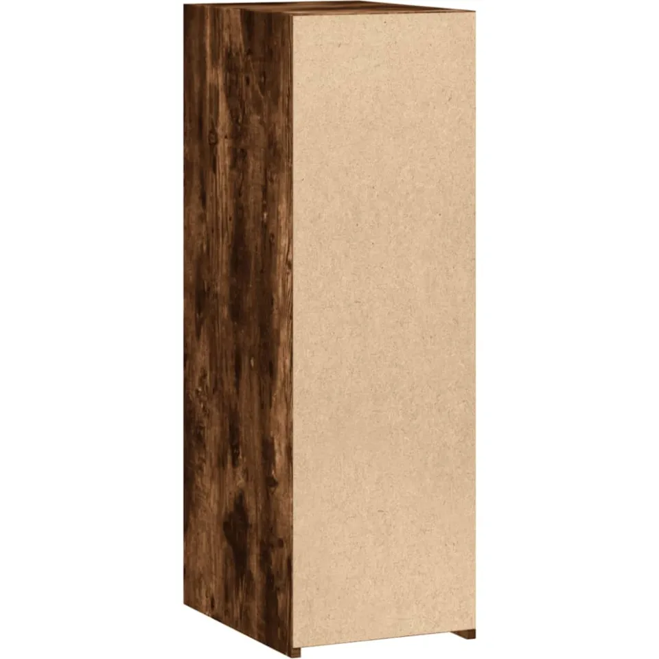 vidaXL Dressoir 30x41x93 cm bewerkt hout gerookt eikenkleurig, foto 4