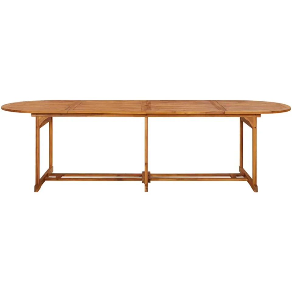 vidaXL Tuintafel 280x90x75 cm massief acaciahout bruin, foto 2