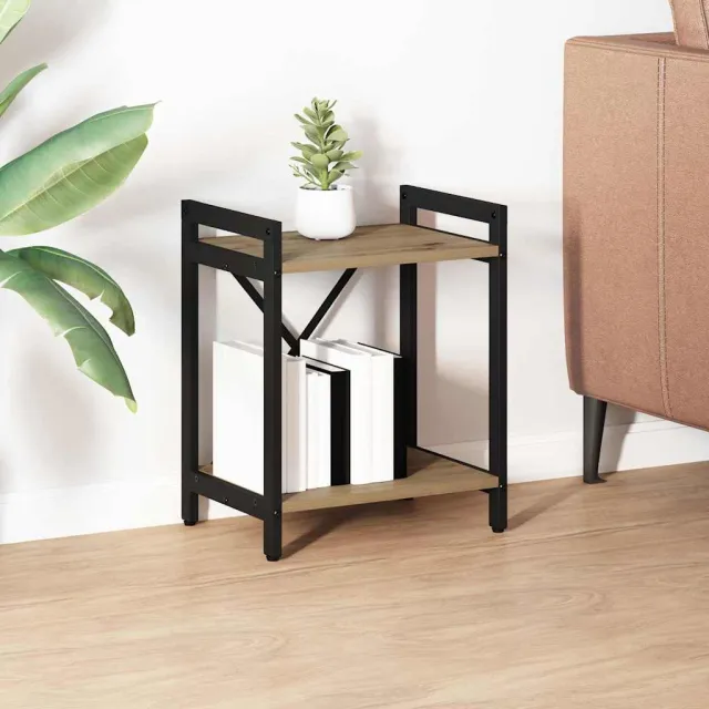 vidaXL Boekenkast 40 x 30 x 50 cm Bewerkt hout Artisan Eiken Bruin