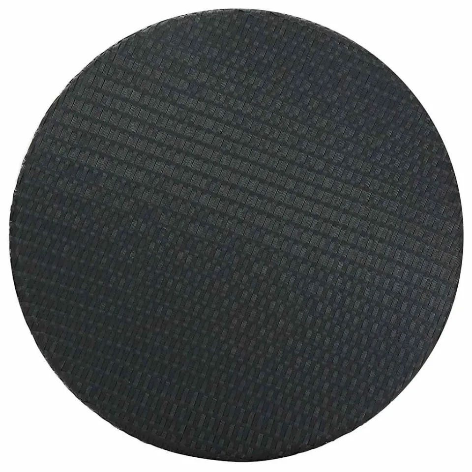 vidaXL Tuintafel 75,5x106 cm poly rattan zwart, foto 2
