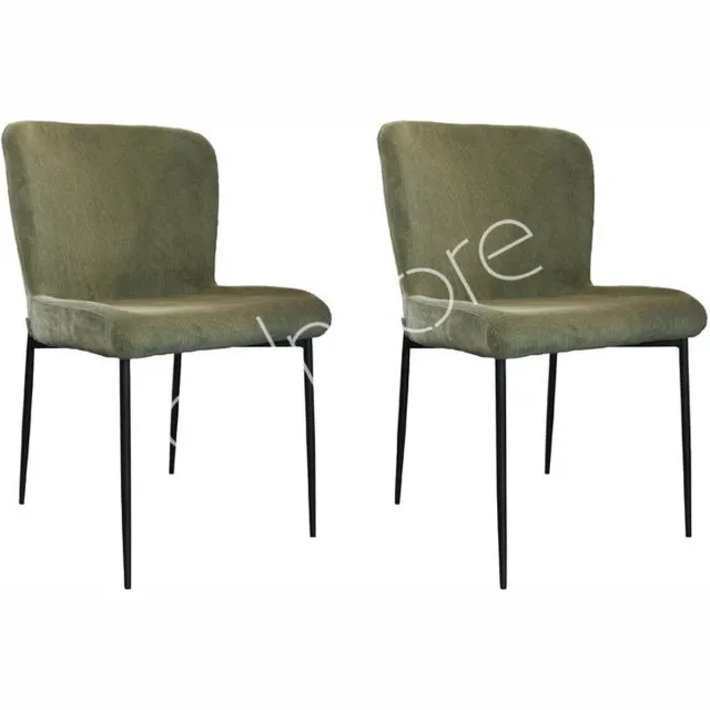 Damn Eetkamerstoel set van 2 stuks groen