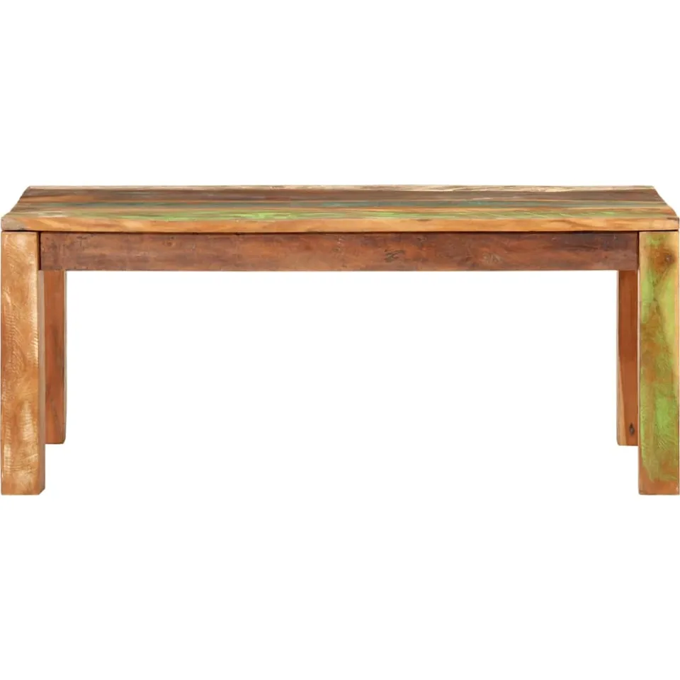 vidaXL Salontafel 110x55x40 cm Massief gerecycled hout Meerkleurig