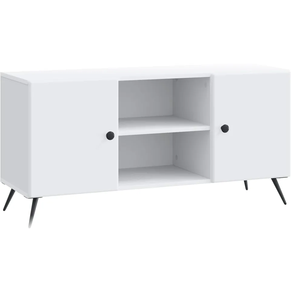 vidaXL TV-kast Wit 102 x 34,5 x 50 cm Bewerkt hout