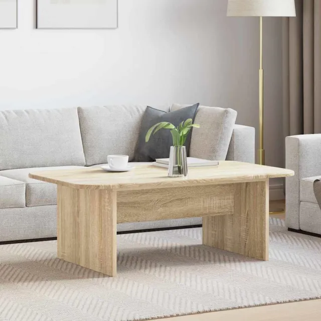 vidaXL Salontafel Sonoma Eiken 93 x 53 x 33 cm Bewerkt hout, foto 2