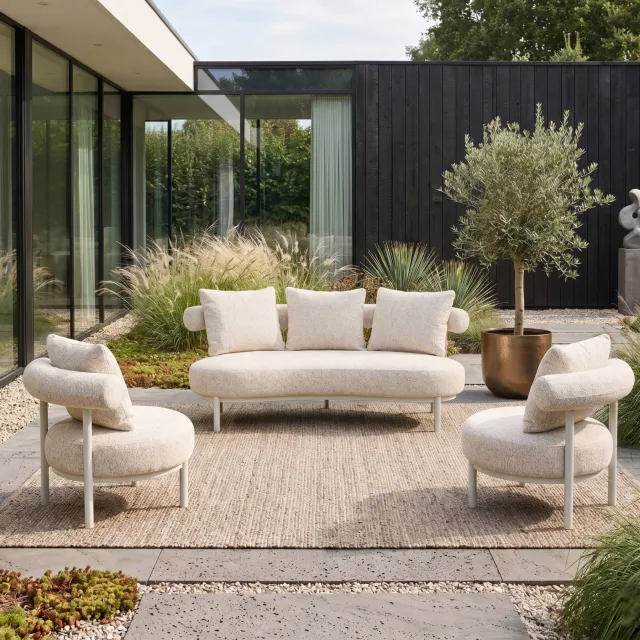 Studio LIVIT loungeset Santana (incl. hoes) naturel
