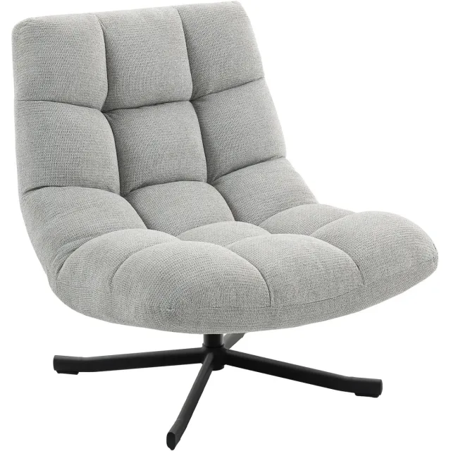 GranMaison Fauteuil - Relaxzetel - Relaxstoel - Relaxfauteuil - Stoel - Voor één Persoon - Lichtgrijs