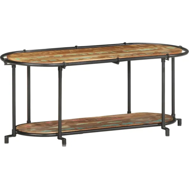vidaXL Tv-meubel 100x42x40 cm massief gerecycled hout Bruin