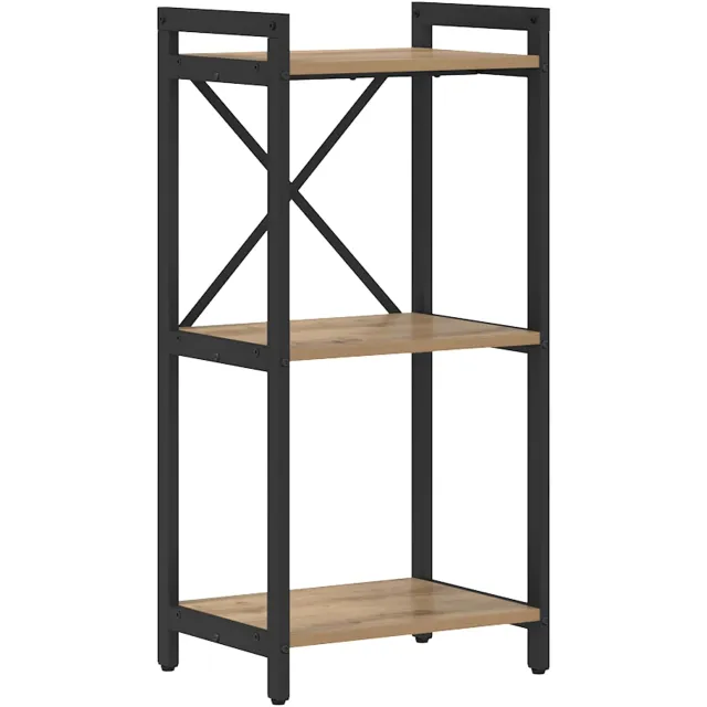 vidaXL Boekenkast 40 x 30 x 85 cm Bewerkt hout Artisan Eiken Bruin