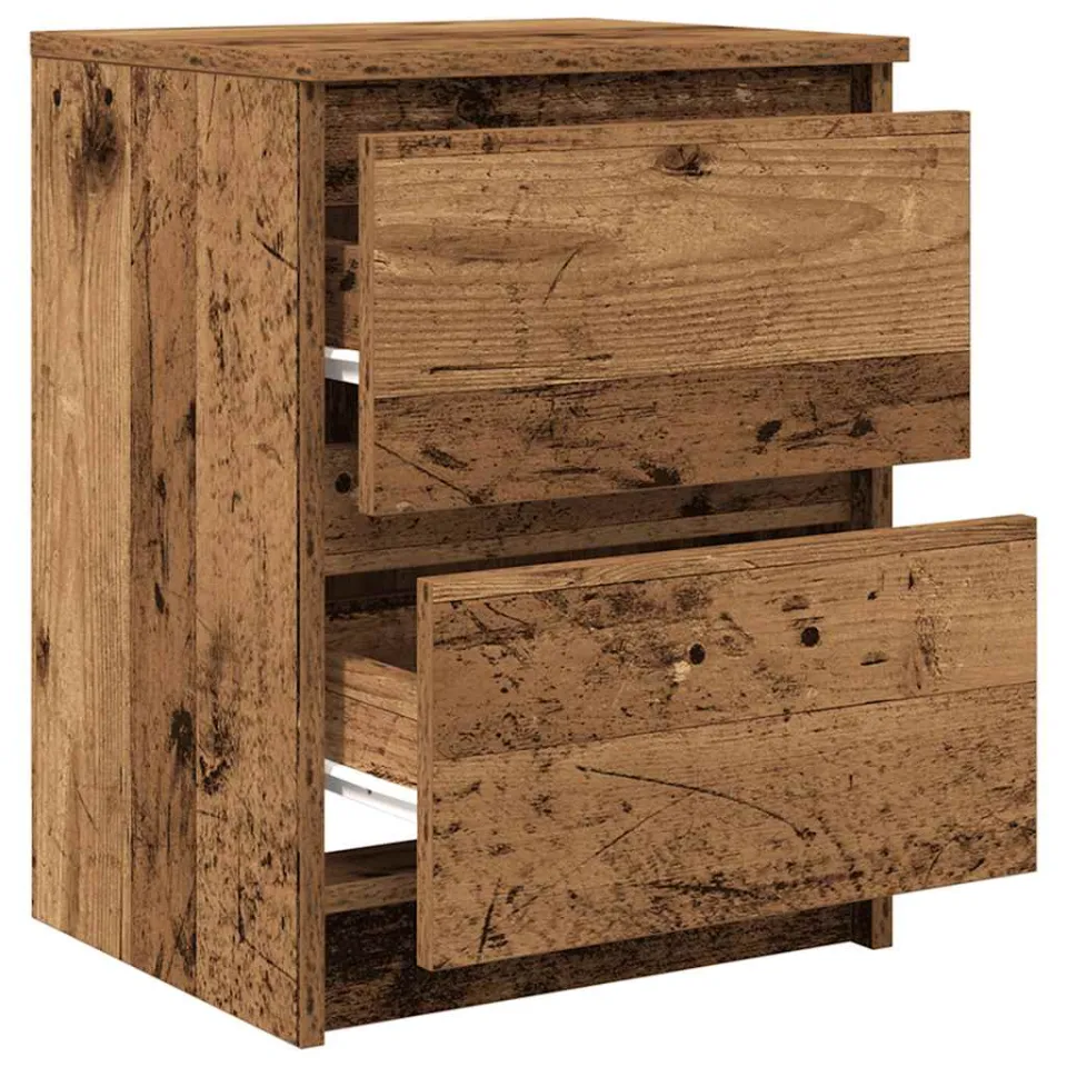 vidaXL Tv-meubel 40x35x54 cm spaanplaat oud hout bruin, foto 4