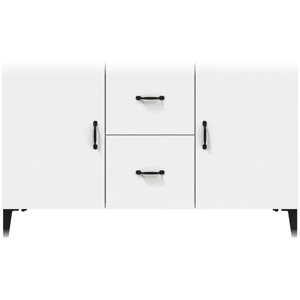 vidaXL Dressoir 100x36x60 cm bewerkt hout wit, foto 4