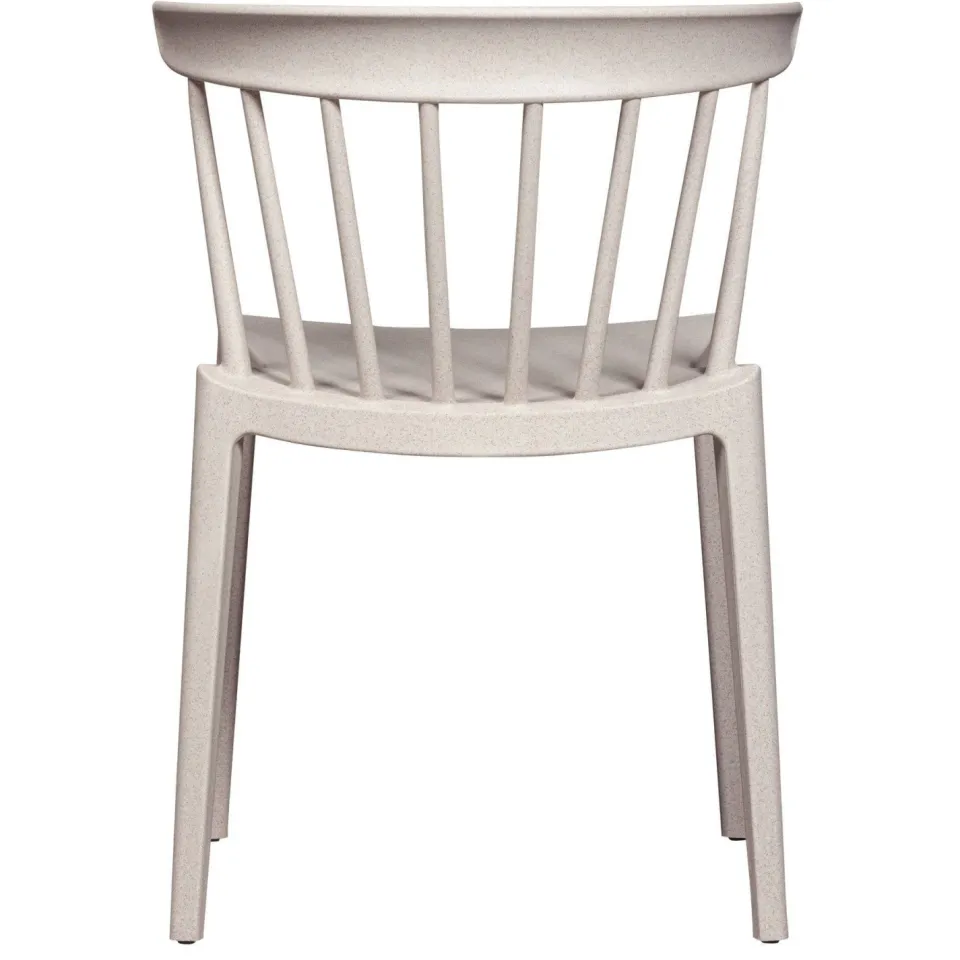 WOOOD Bliss Tuinstoelen - Kunststof - Jadegroen - Set van 2 off white melange, foto 4