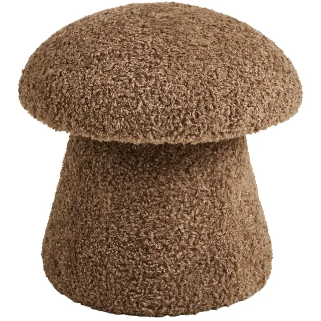 Artichok Beer Poef Teddy Bruin - Voetenbank - Krukje - woonkamer - Ø45 x 45 cm