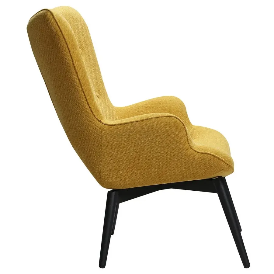Fauteuil Lisanne geel, foto 3