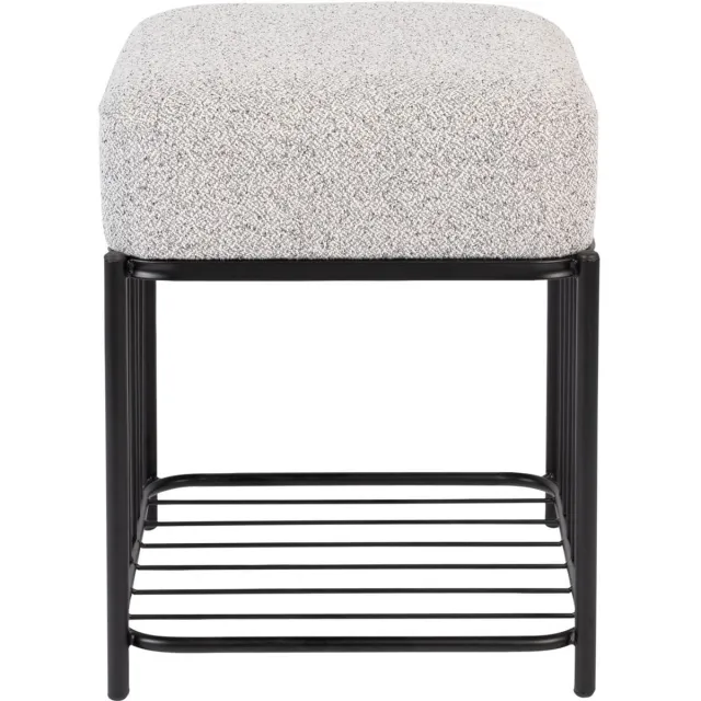 Housecraft Living Milou Kruk/ Poef Vierkant - Grijs