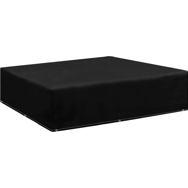 vidaXL Tuinmeubelhoes met 8 oogjes 200x200x70 cm Zwart
