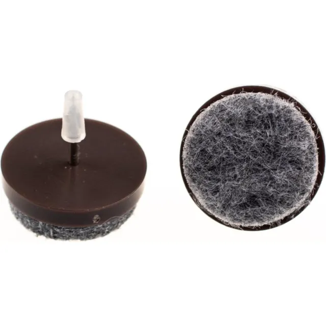 Verlofix Viltnagel Diameter 28mm Nylon Bruin 4stuks