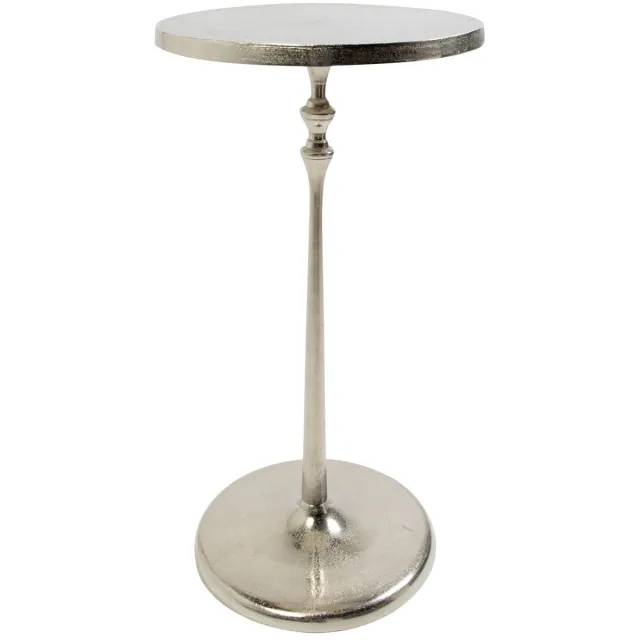 Mars & More Tafel Rond zilver h60 d32cm